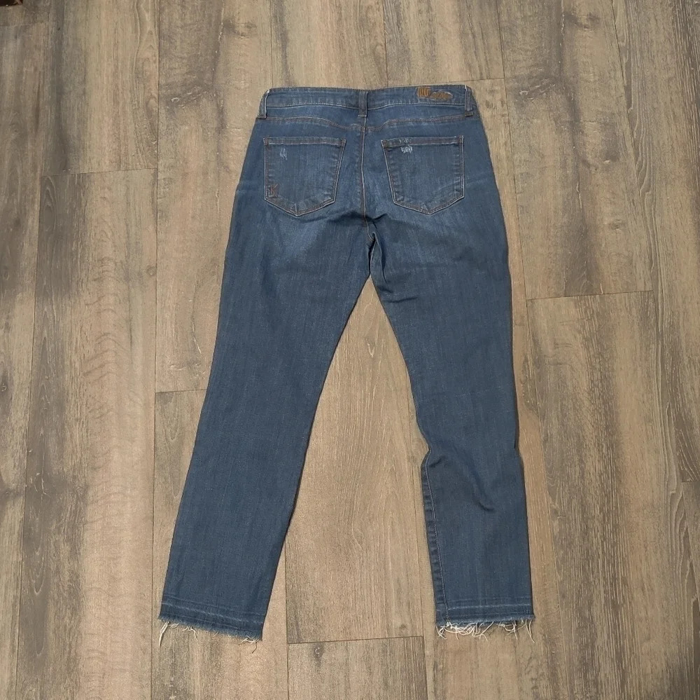 Kut from the Kloth Skinny Raw Hem Jean - Picture 5 of 6